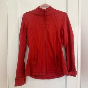 Lululemon Define Jacket Red - Embroidered